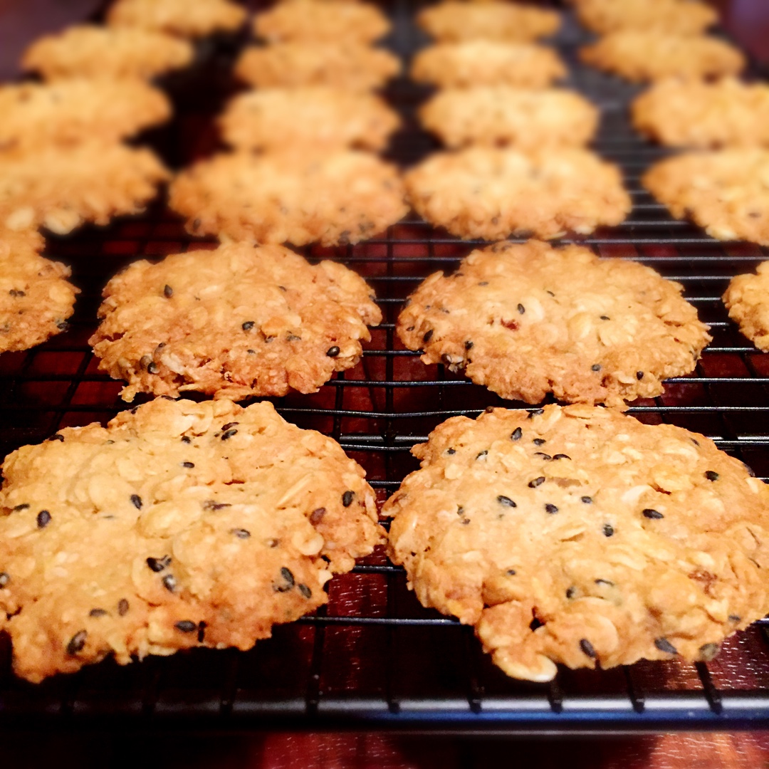 黑芝麻燕麦高纤饼干（无添加，另含植物油减脂配方）