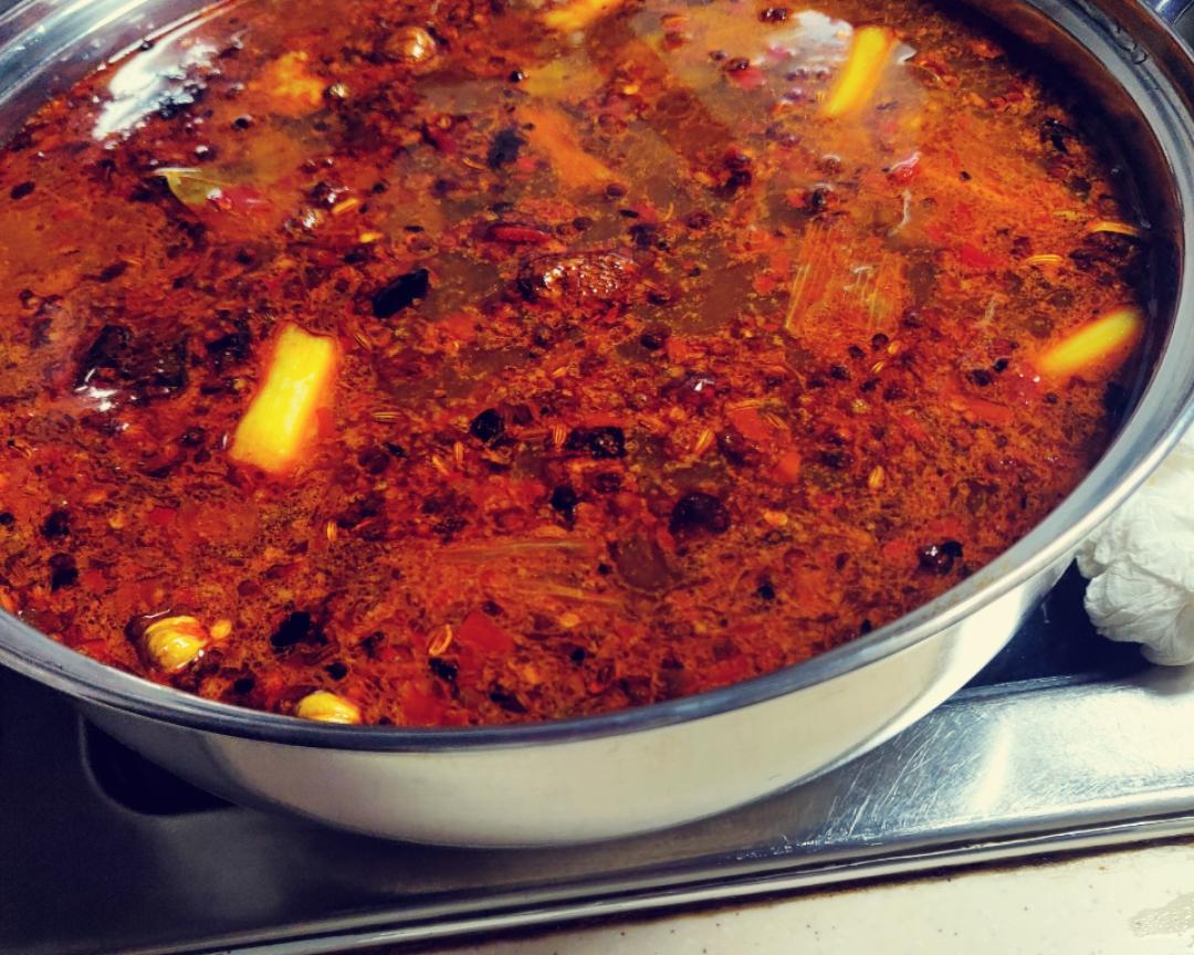 重庆牛油火锅底料（家庭减油版）的做法