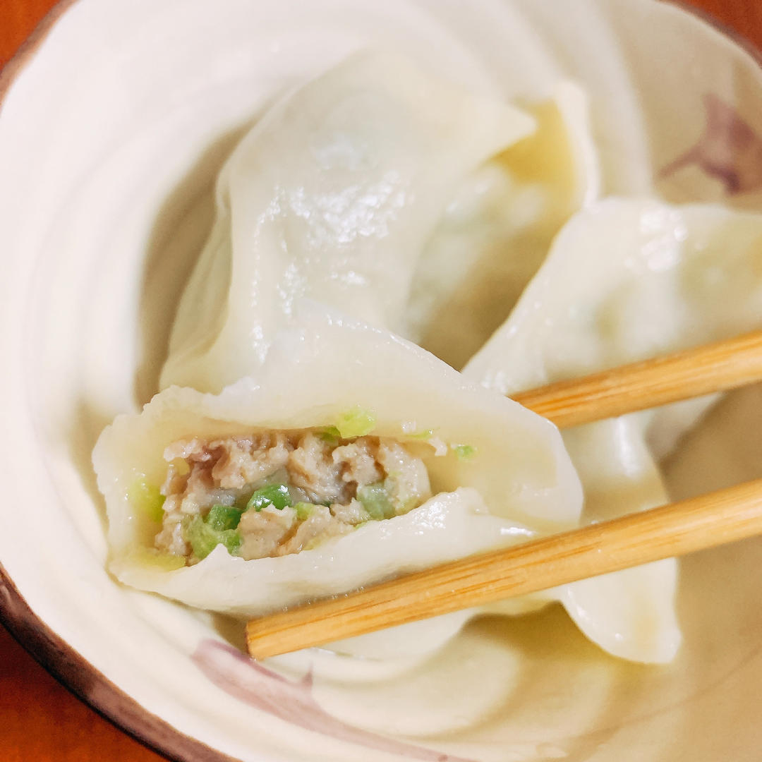 青椒猪肉馅饺子