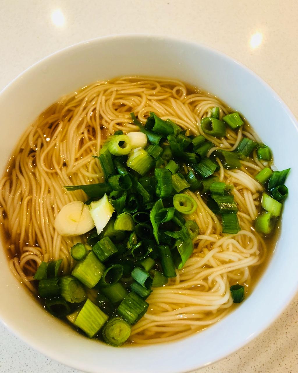 ymetaphor做的小葱麻油酱油面