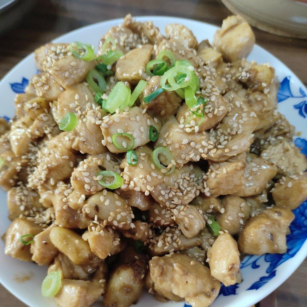孜然蒜香鸡胸肉