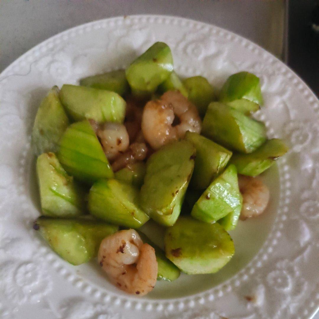 独食快手菜——青瓜炒虾仁