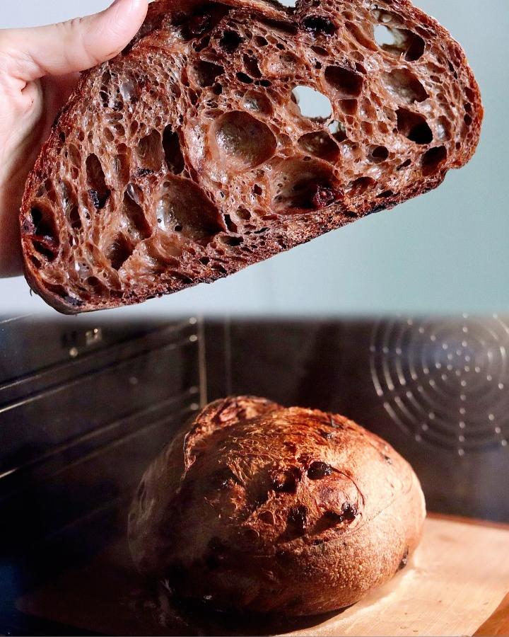 FL 巧克力核桃蔓越莓欧包「Soft European-style bread」的做法