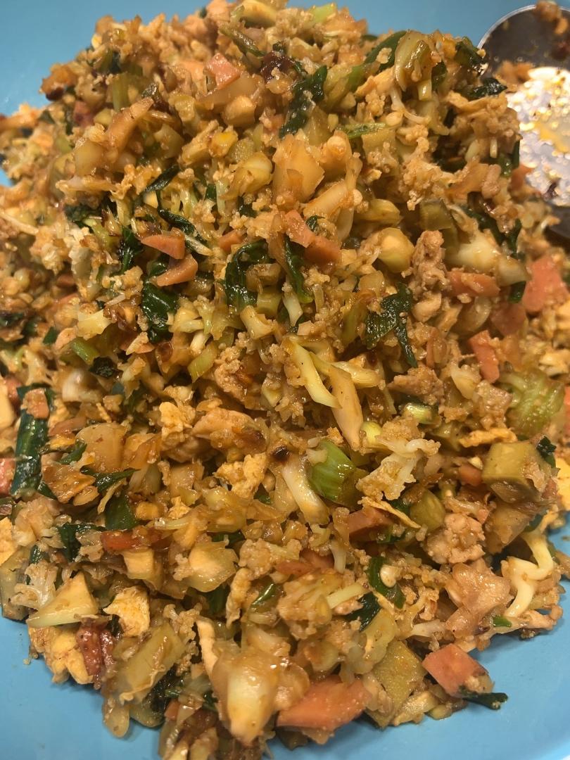 欧阳娜娜同款｜无米蛋炒饭，减肥妹子必学