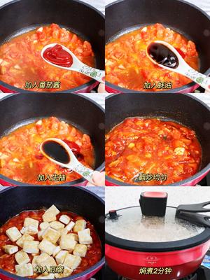 番茄烧豆腐的做法 步骤3