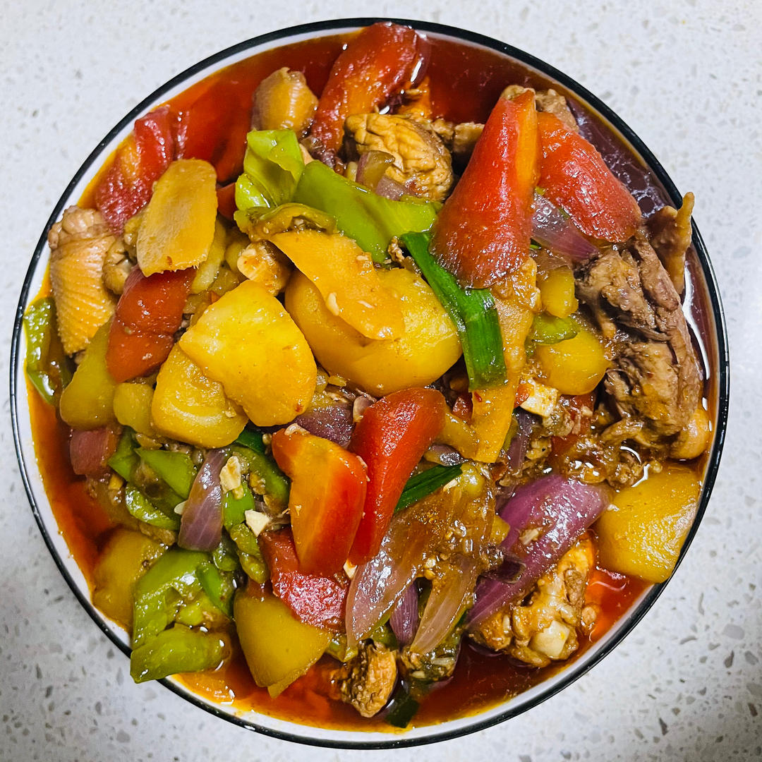 土豆烧鸡（非常下饭哦~）