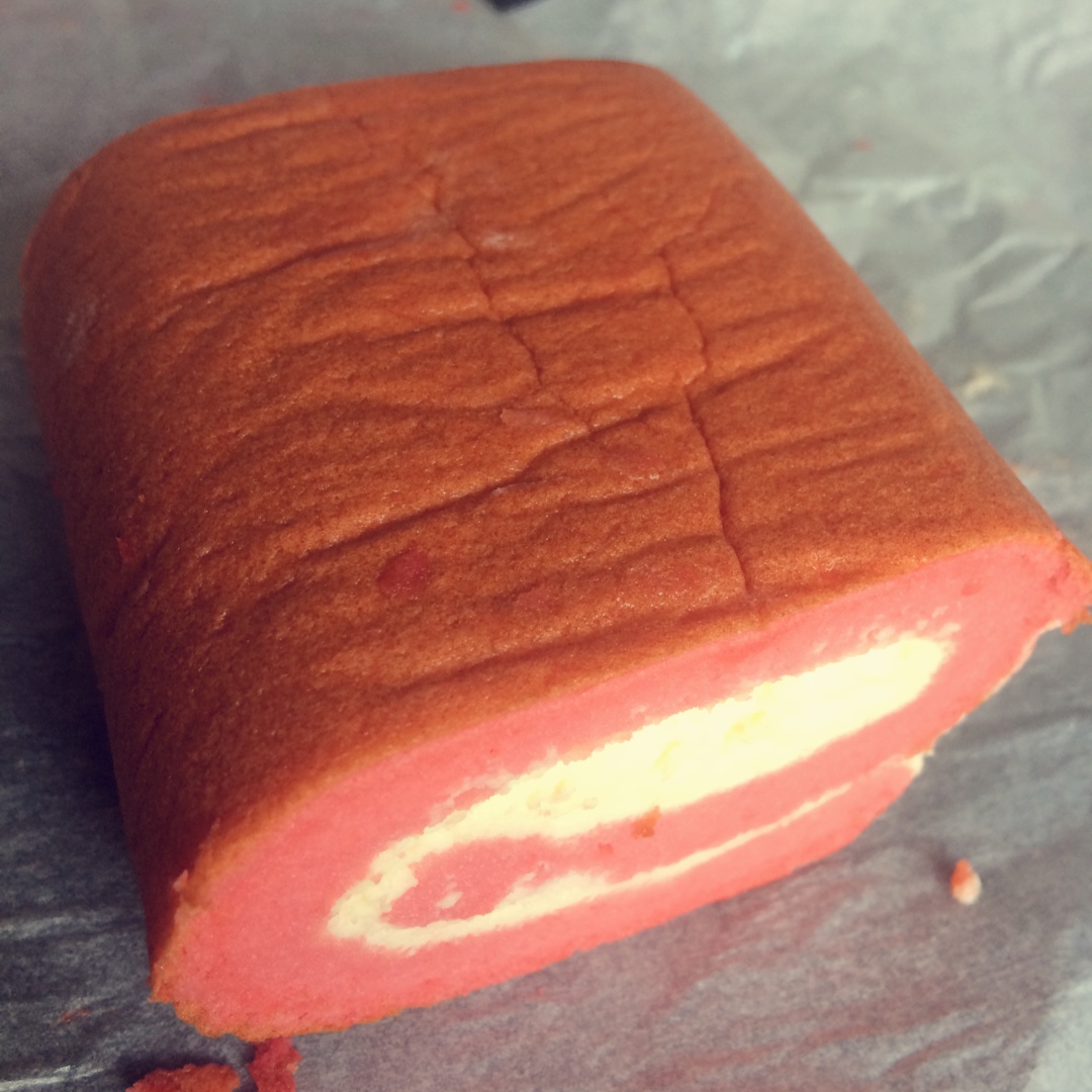 红丝绒蛋糕卷（完美毛巾底）