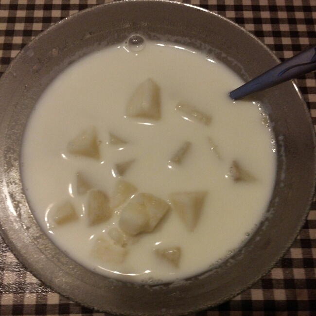 牛奶红薯糖水