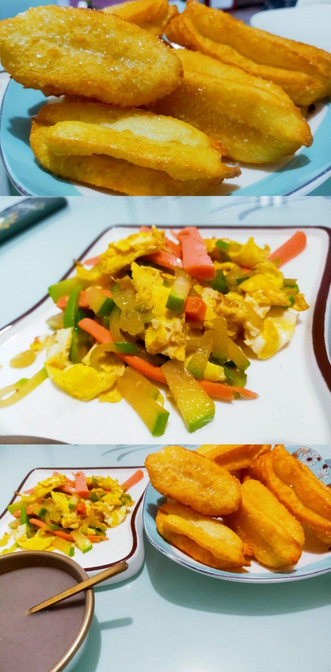 奶香油条