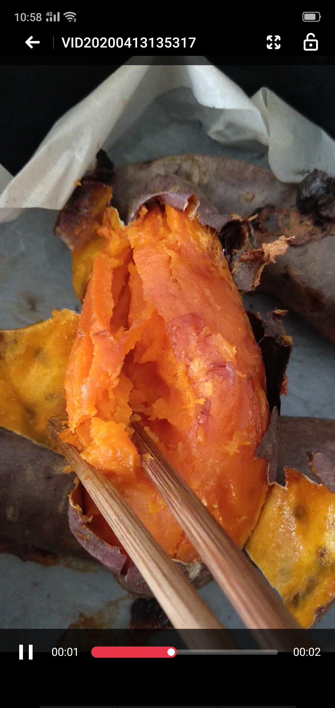 空气炸锅版烤地瓜（超快手）