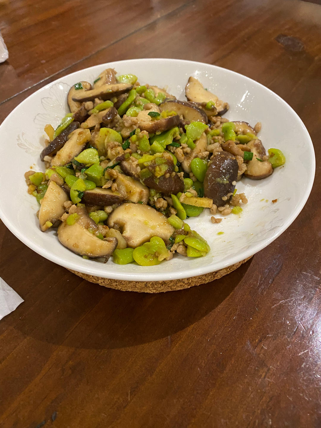 家常菜炒蚕豆