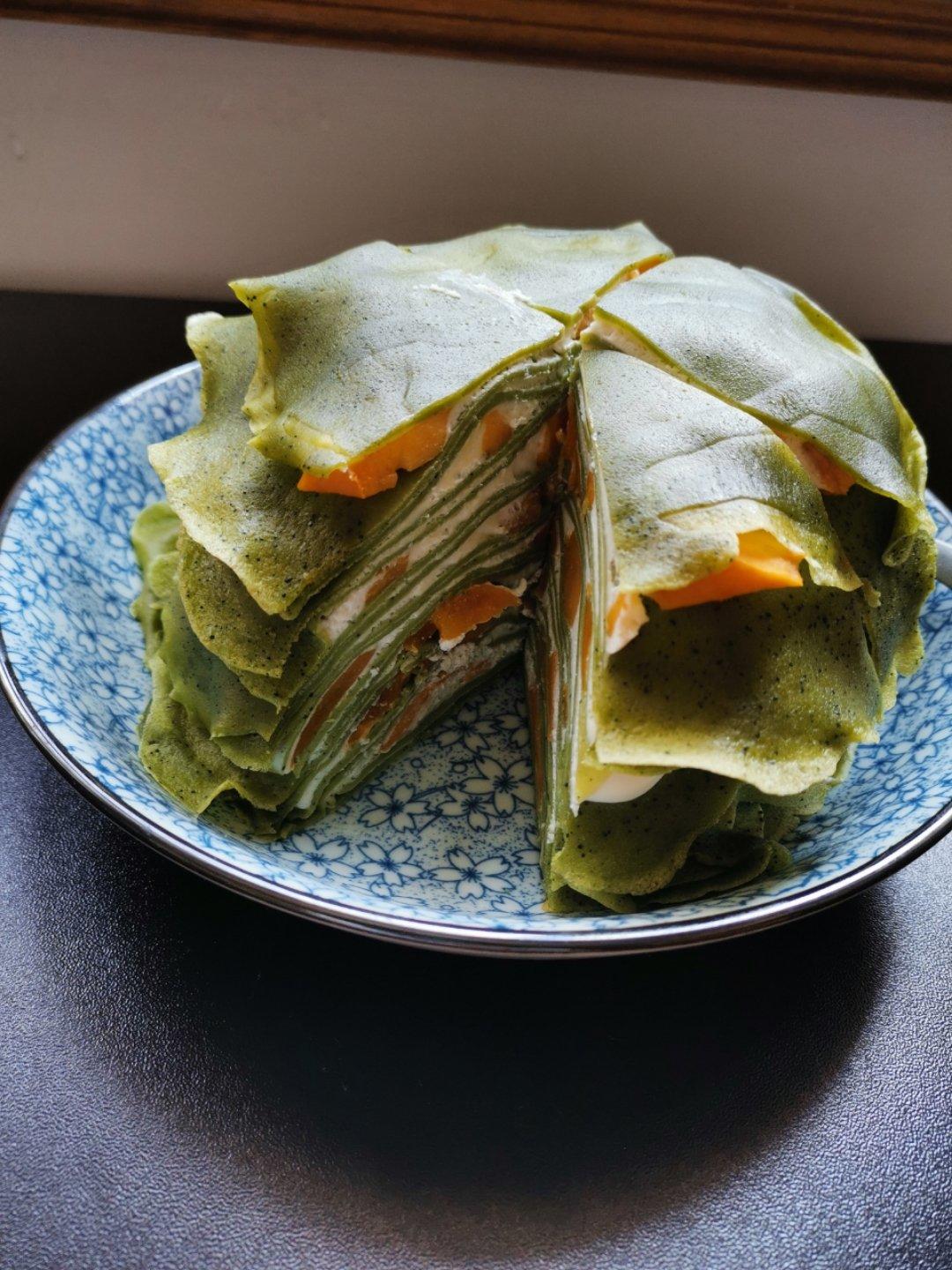 草莓抹茶千层蛋糕