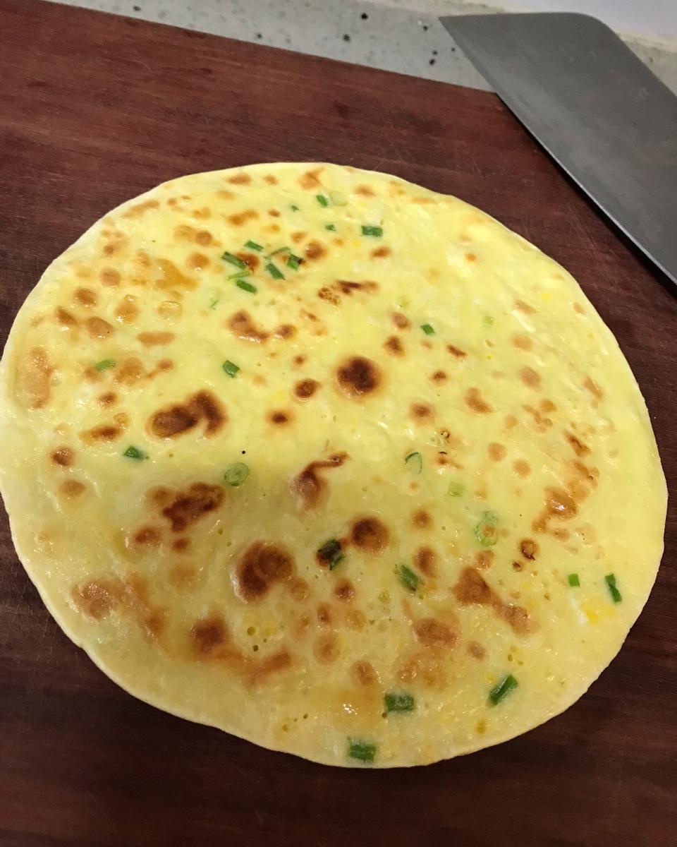 有妈妈味道的葱香鸡蛋饼