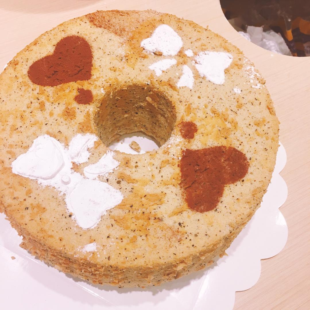 6寸原味戚风蛋糕