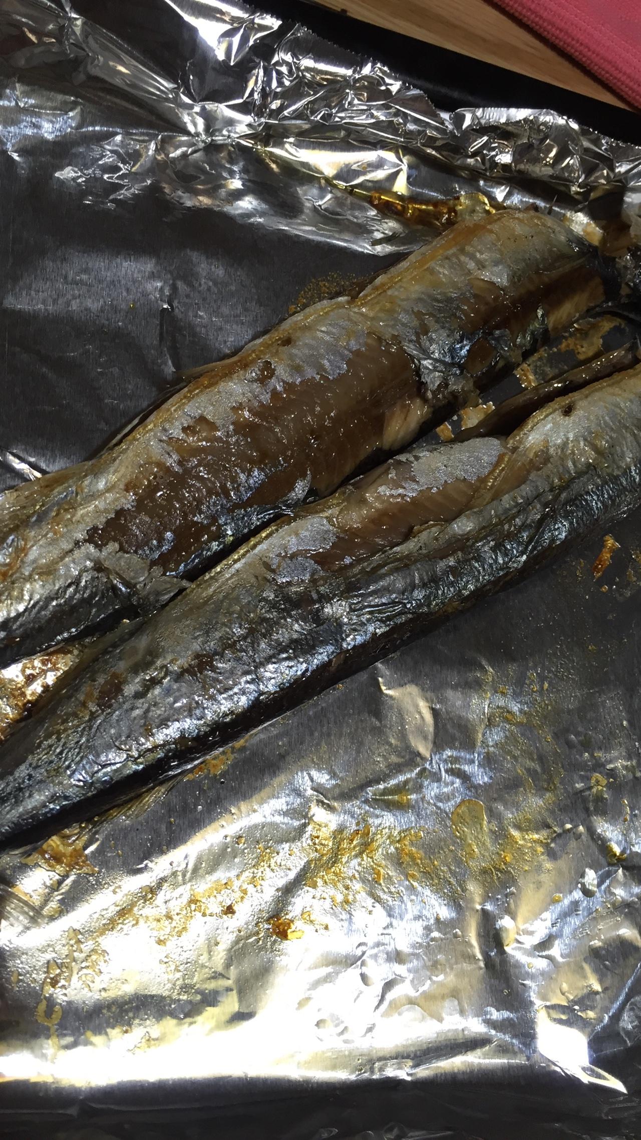 月子餐：烤秋刀鱼的做法