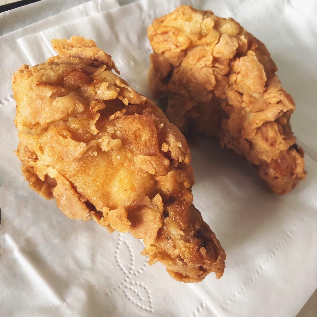 不用炸鸡粉也可以炸出酥脆炸鸡腿
