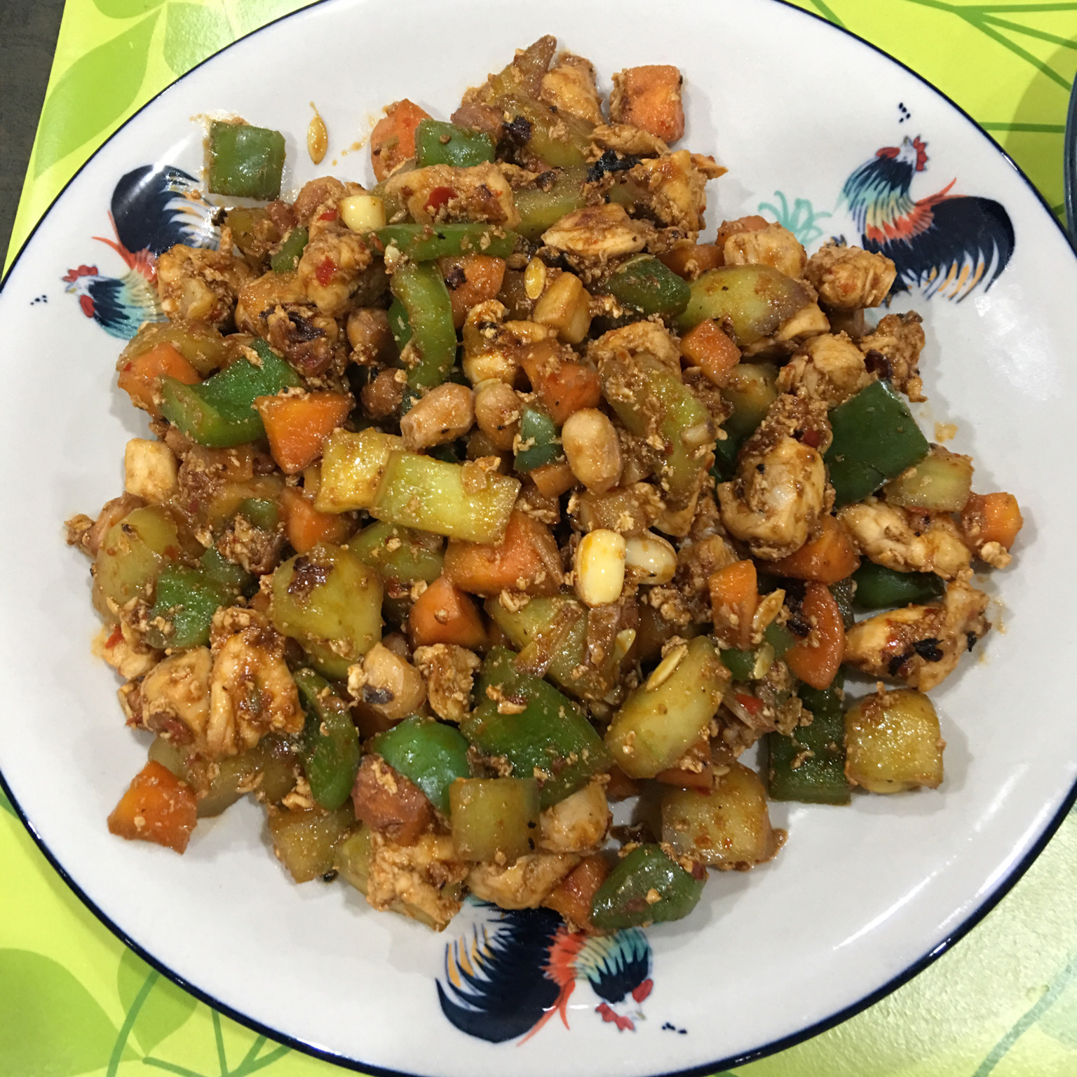 酱爆鸡丁盖浇饭