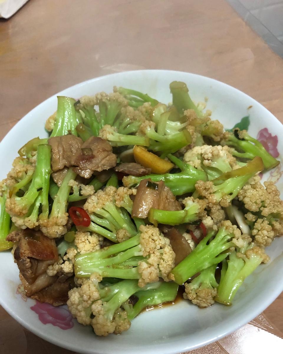 和饭店一个味道的干锅花菜