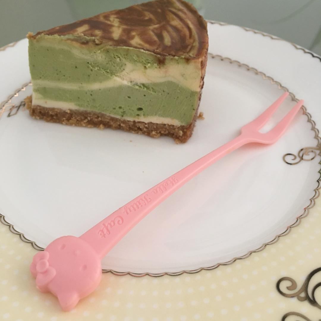 【福田淳子】冷藏式抹茶大理石乳酪蛋糕