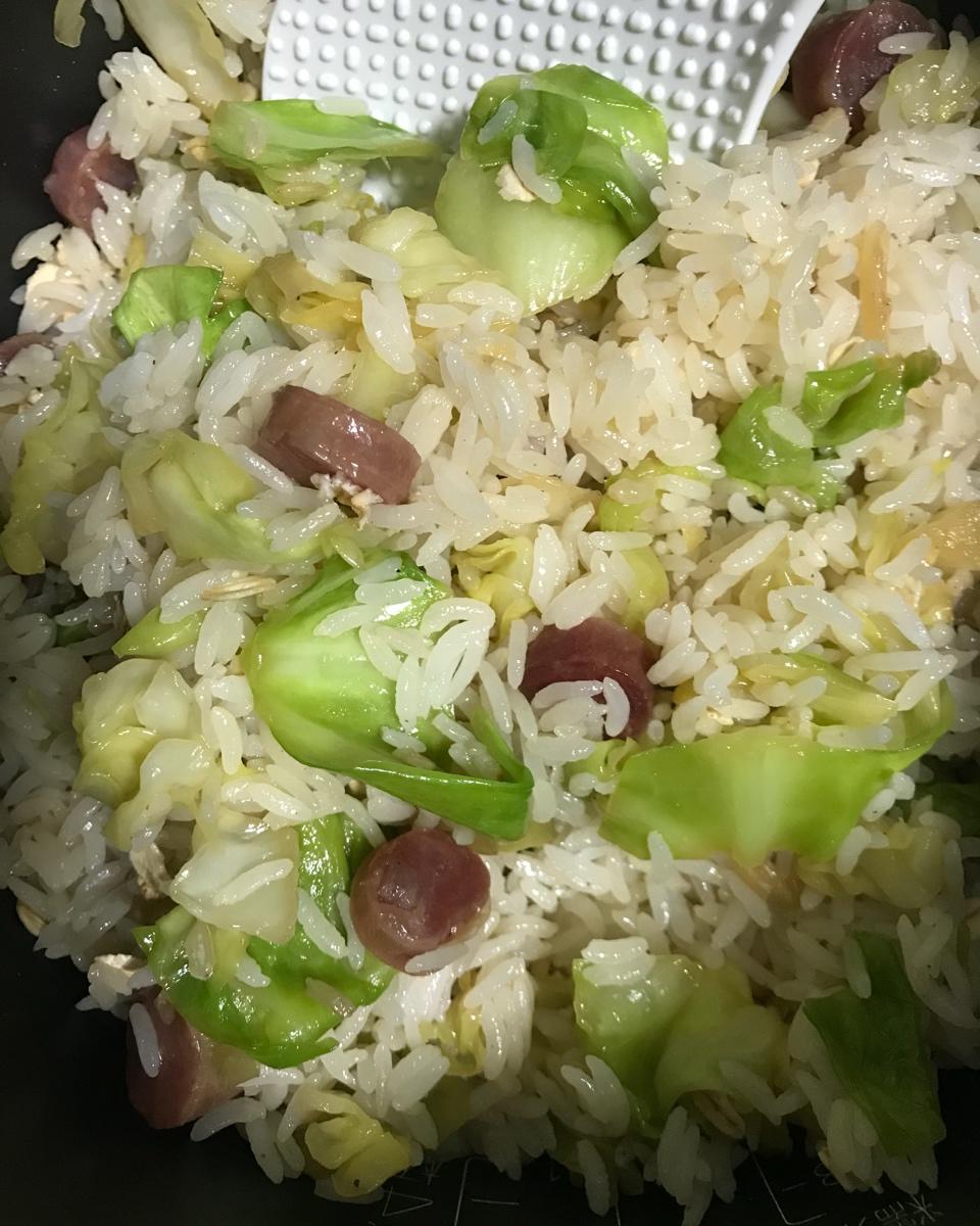 高萍高做的包菜饭