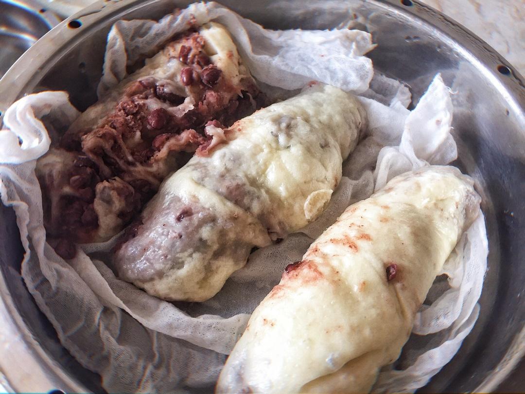 宝宝辅食红豆馒头卷