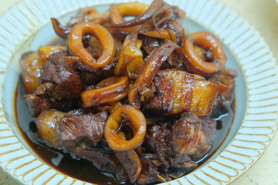 鱿鱼红烧肉