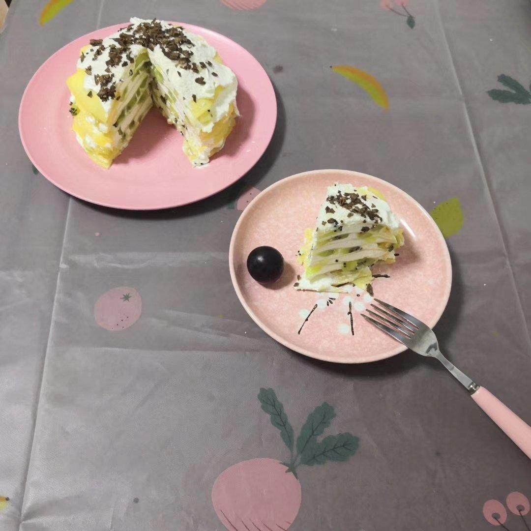 芒果千层蛋糕，100%成功告别煎皮无能