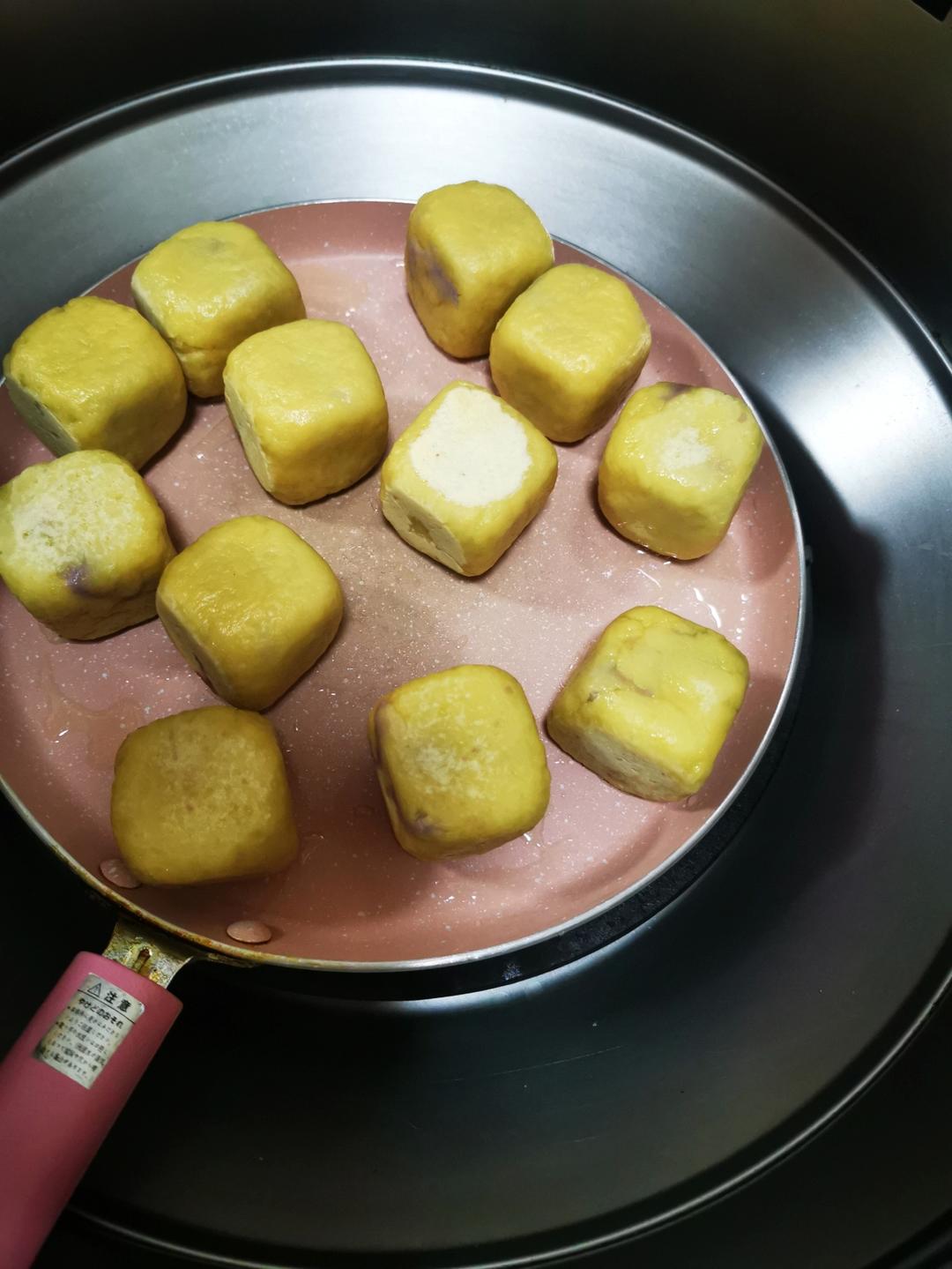 网红爆浆紫薯仙豆糕(低卡版)超长拉丝