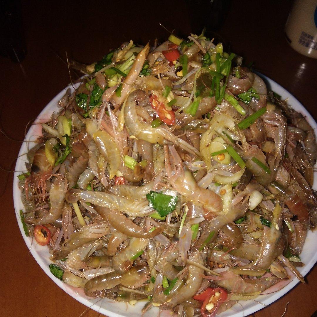 生拌麻辣嘎巴虾
