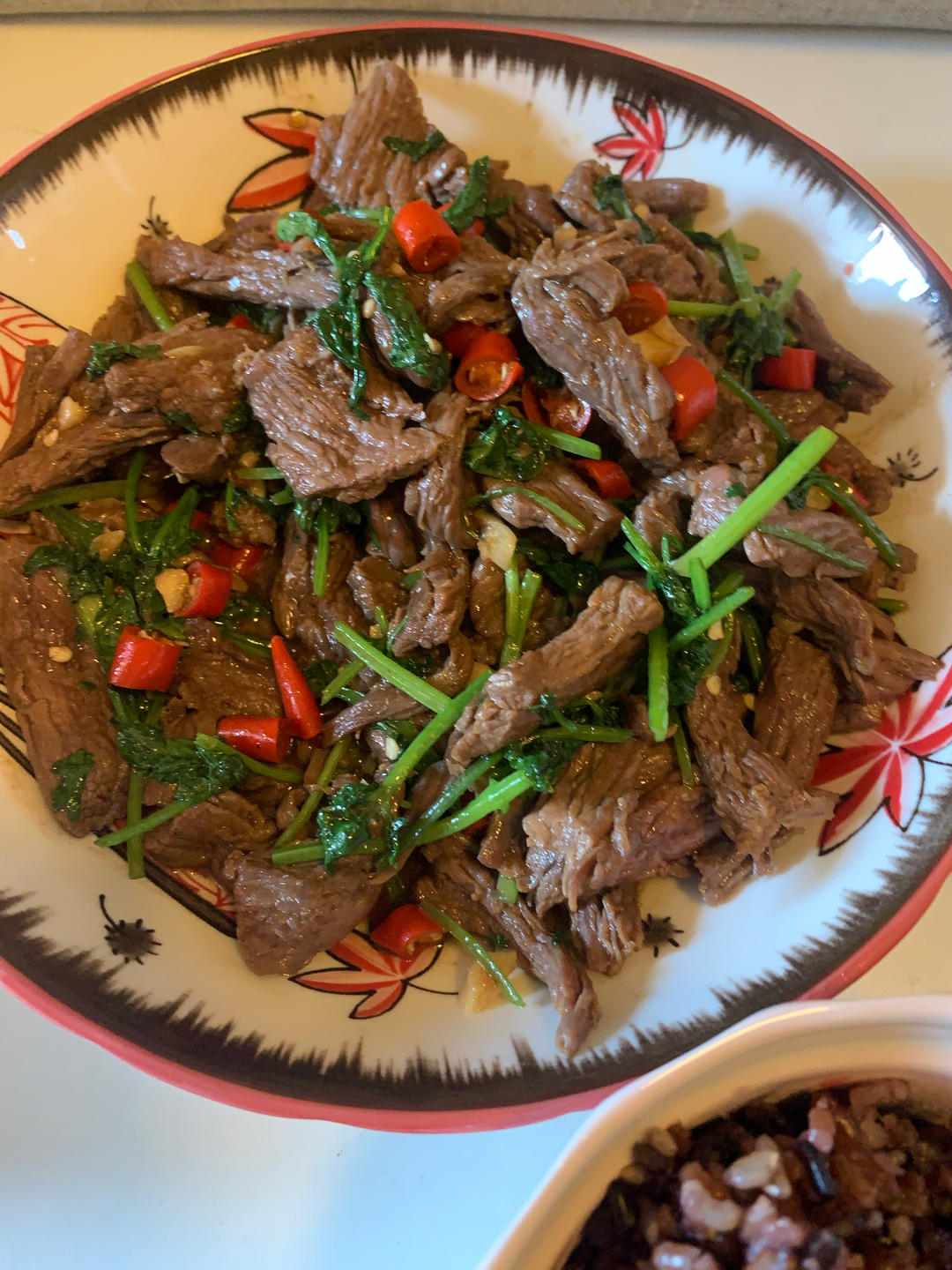 香菜牛肉