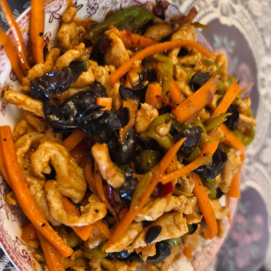 和饭店做的一个味道的酸甜辣鱼香肉丝