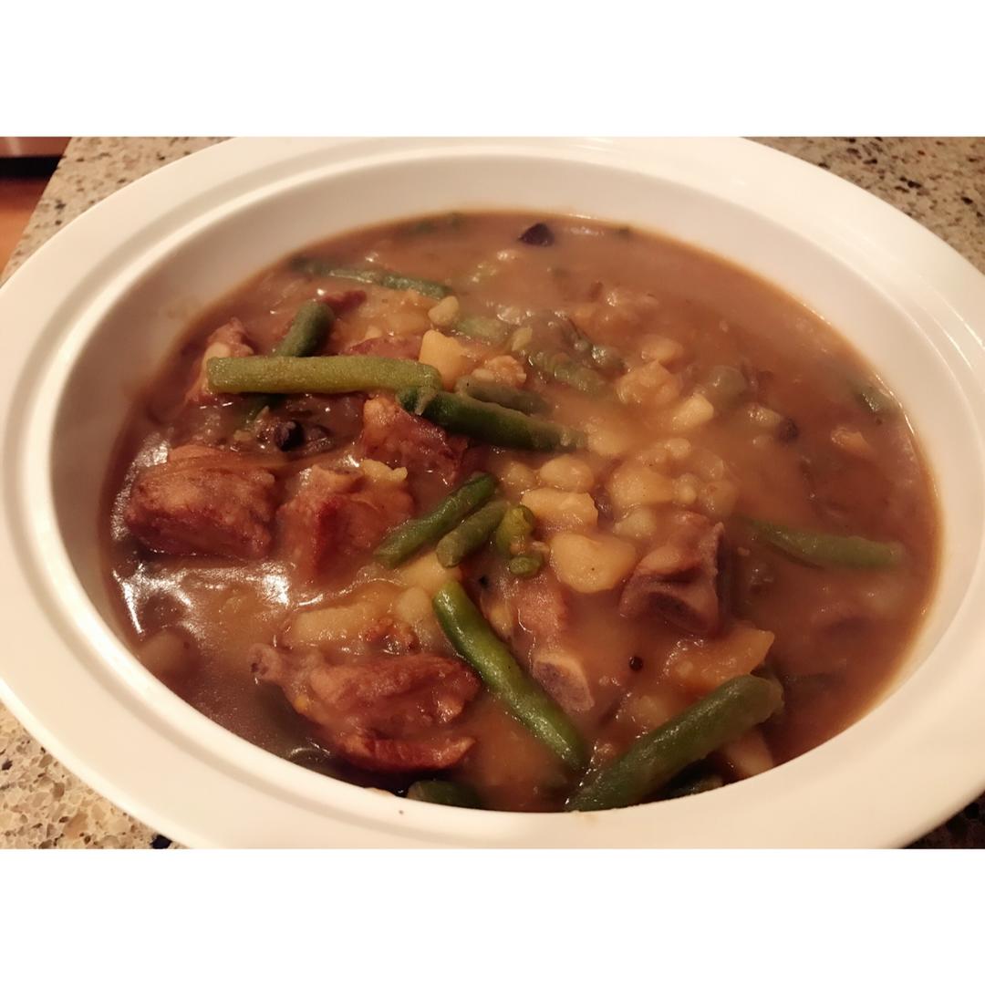 排骨炖豆角