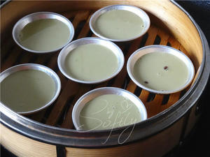 抹茶红豆钵仔糕（传统做法）的做法 步骤7