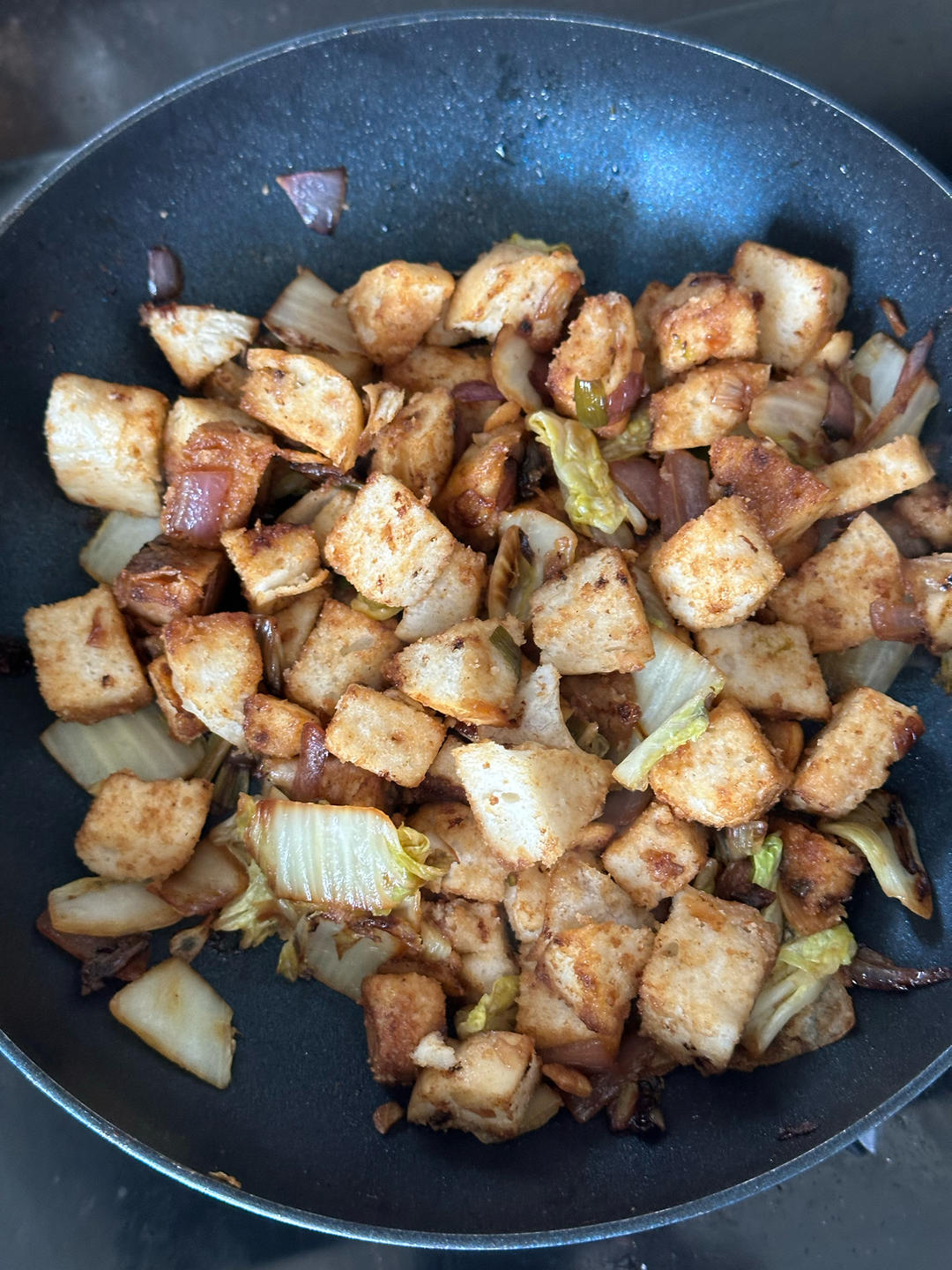 香馍馍！白菜焖馒头