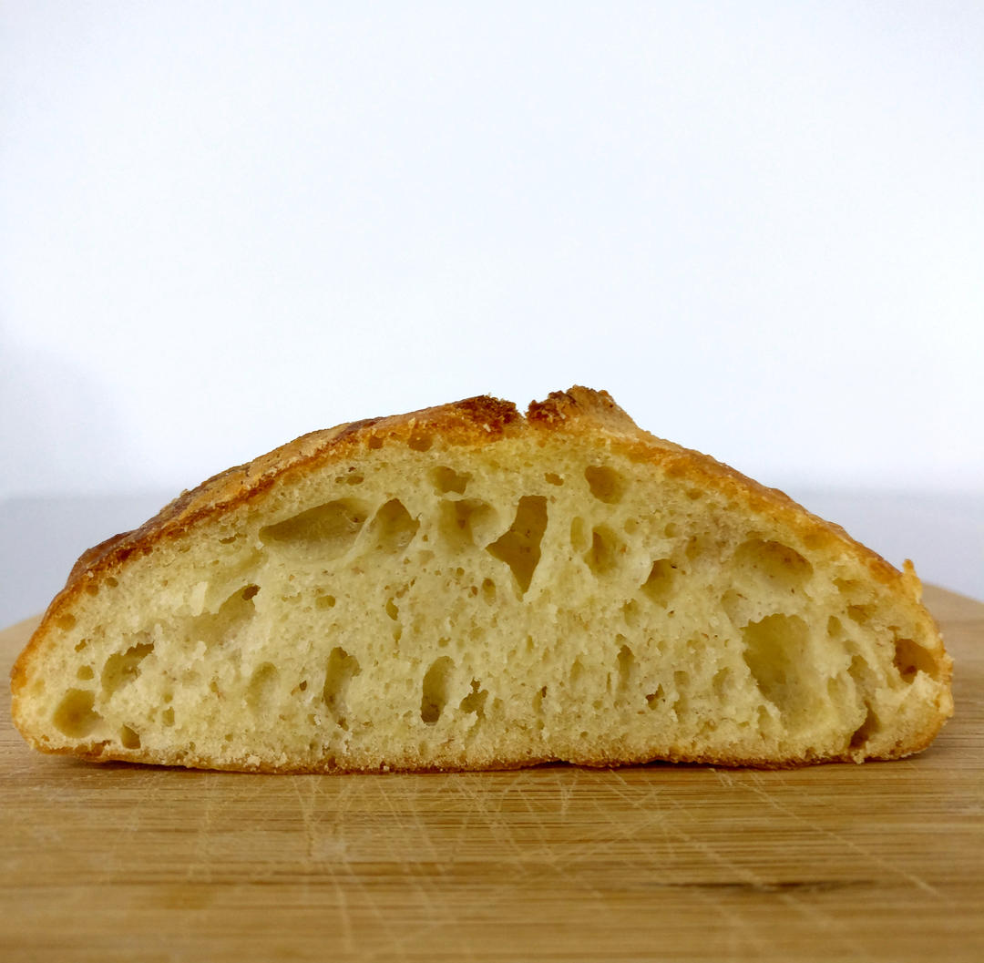 60%杜兰小麦天然酵种欧包(60% semolina sourdough)的做法