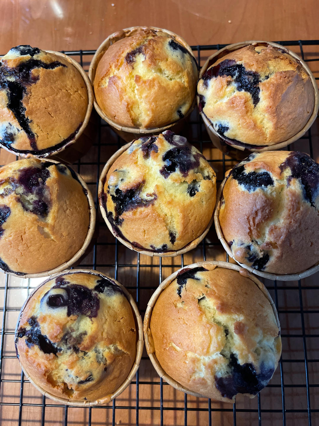 超简单【爆浆蓝莓玛芬蛋糕】