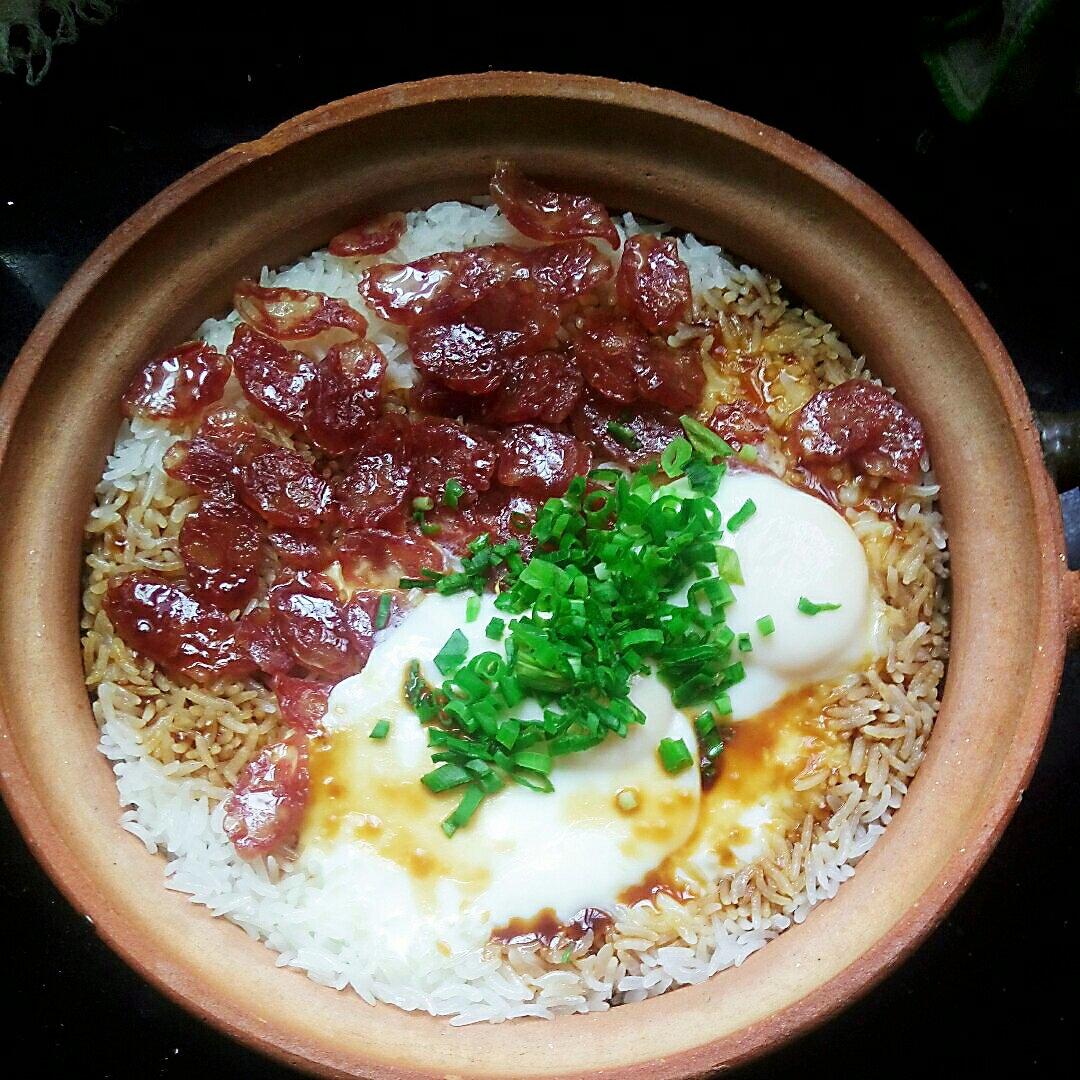 手机用户8333_og5s做的《广式腊肠砂锅煲仔饭》