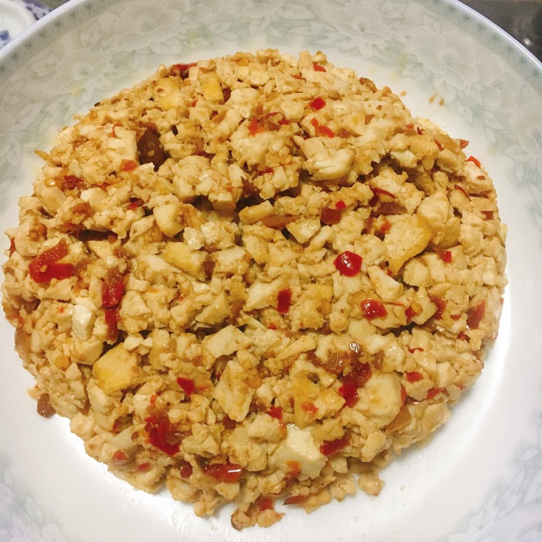 虾酱炒豆腐（勾氏私房菜）