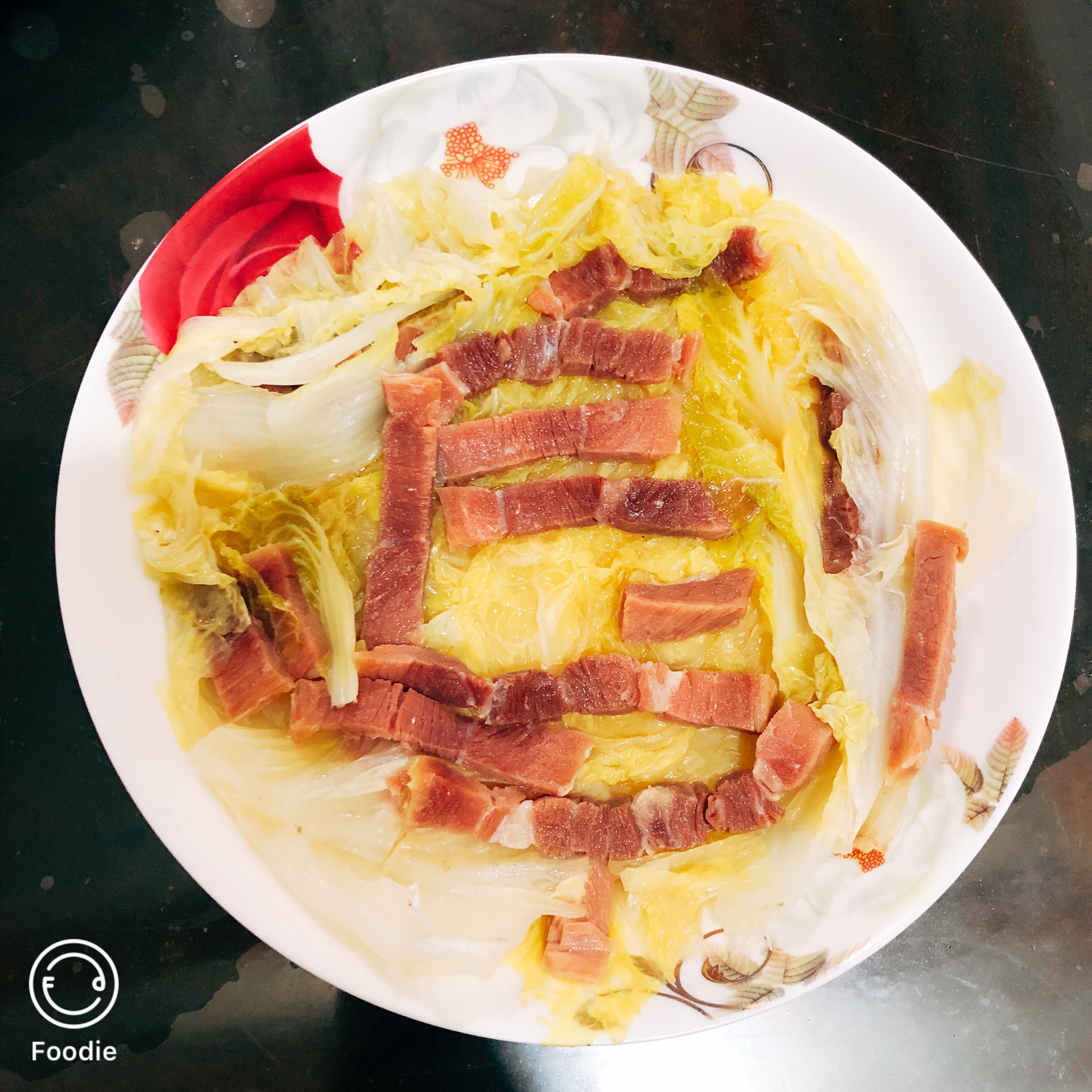 火腿肉炖白菜  简单无极限的做法 步骤7