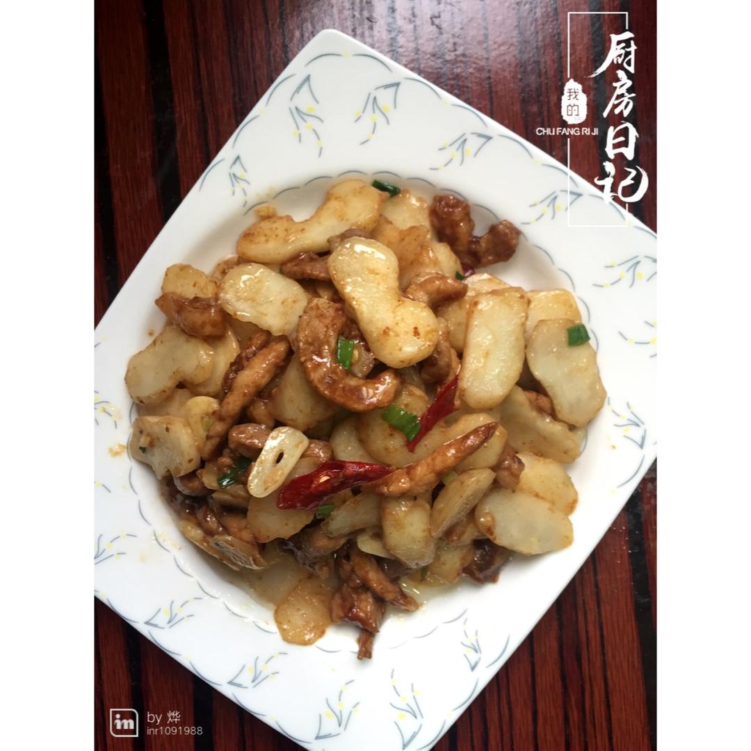 荸荠炒肉丝