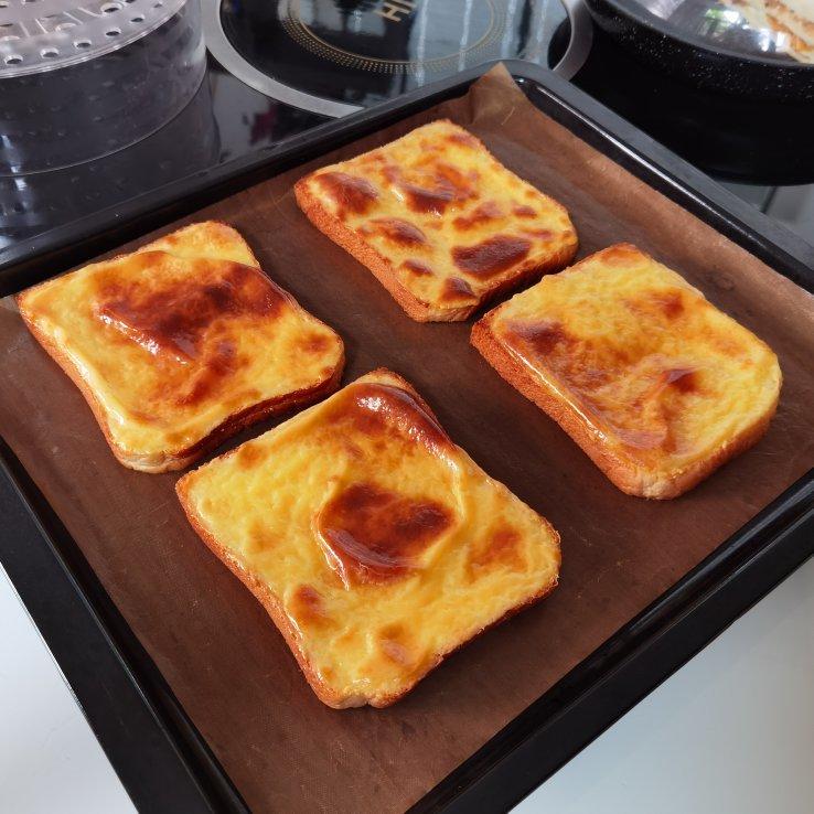 零失败快手岩烧乳酪(熔岩吐司)十分钟网红早餐，好吃哭