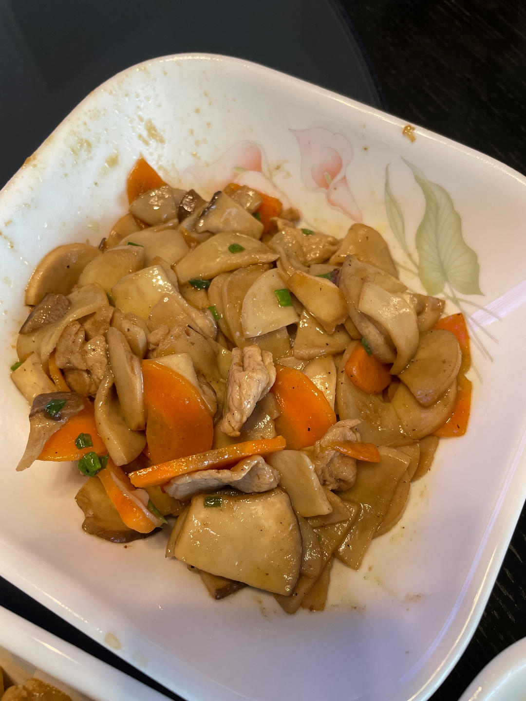 杏鲍菇炒肉丝