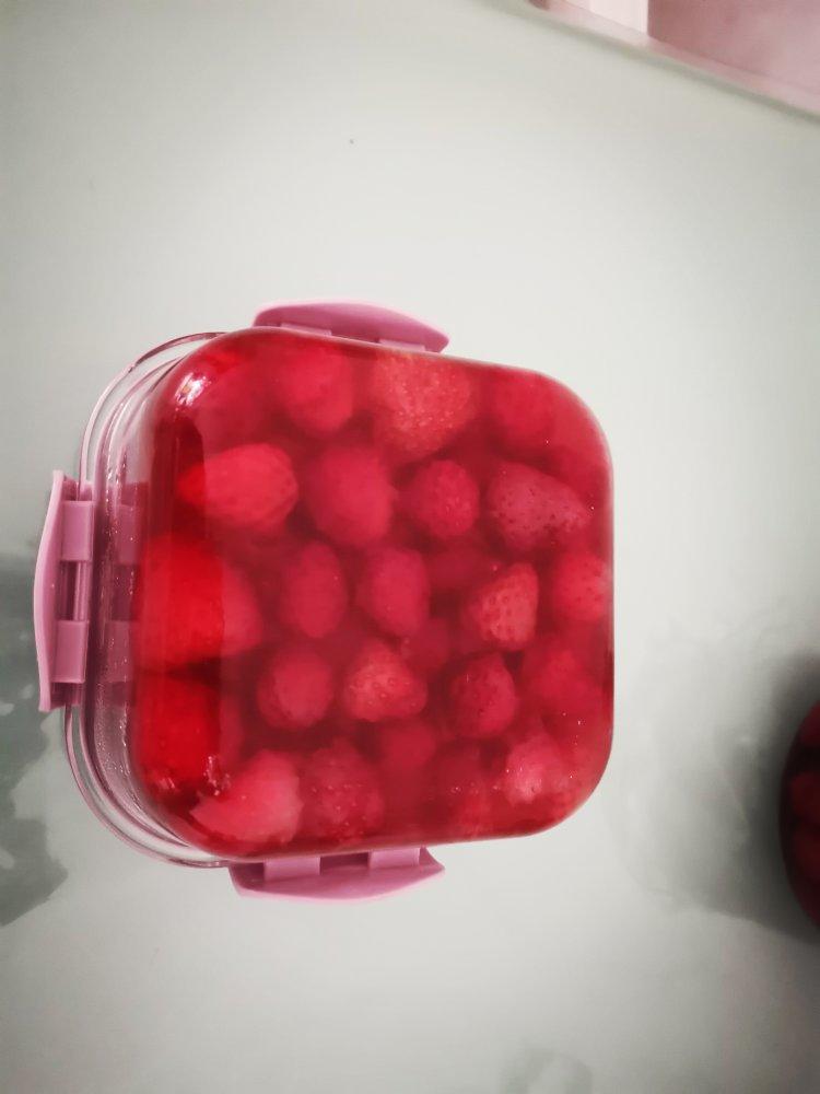 自制大颗粒🍓草莓果冻
