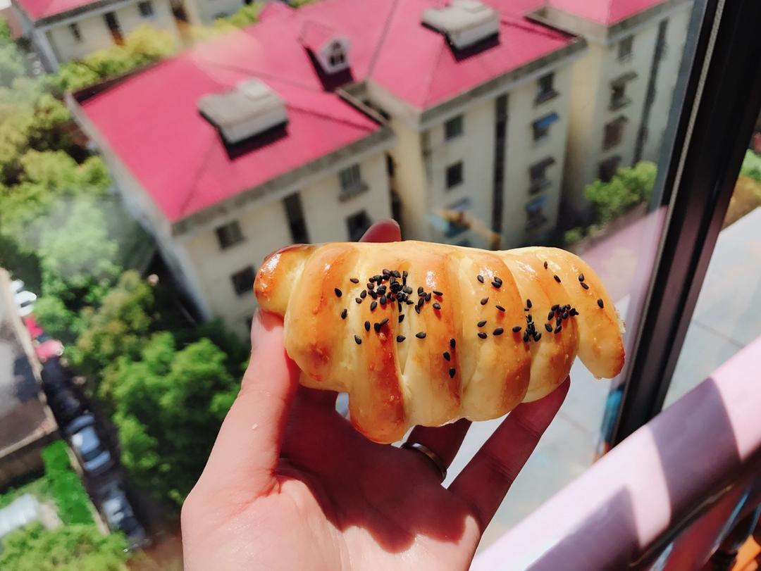 毛毛虫肉松面包