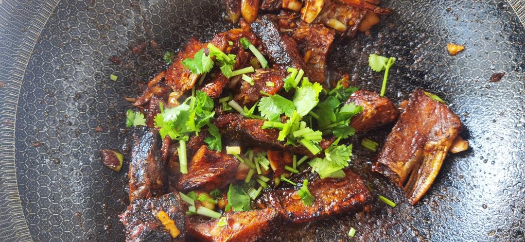 香辣煎风干鱼🐟的做法 步骤7