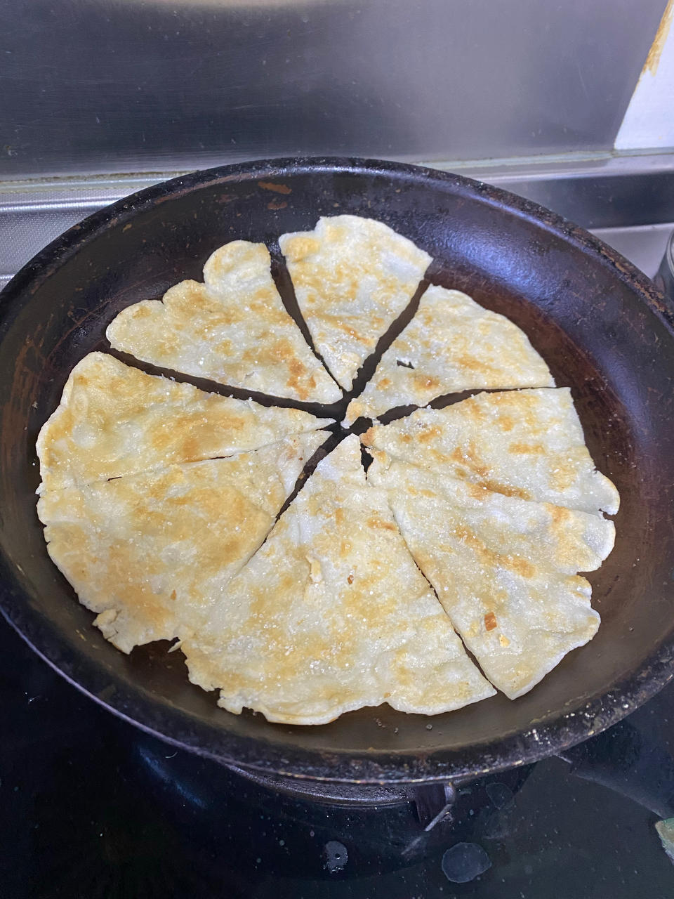 菜鸟也会的糯米粉煎饼