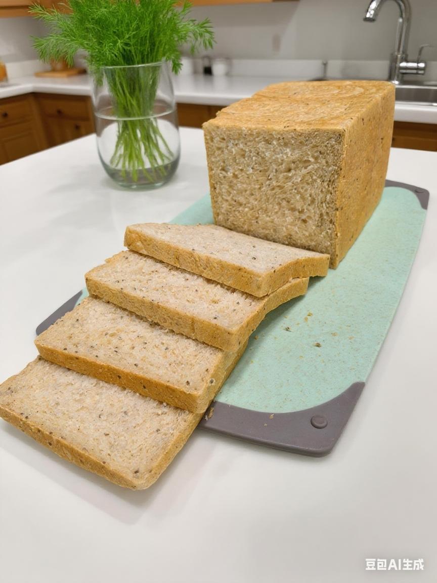 后酵母法奇亚籽全麦玉米油吐司（一次发酵）
