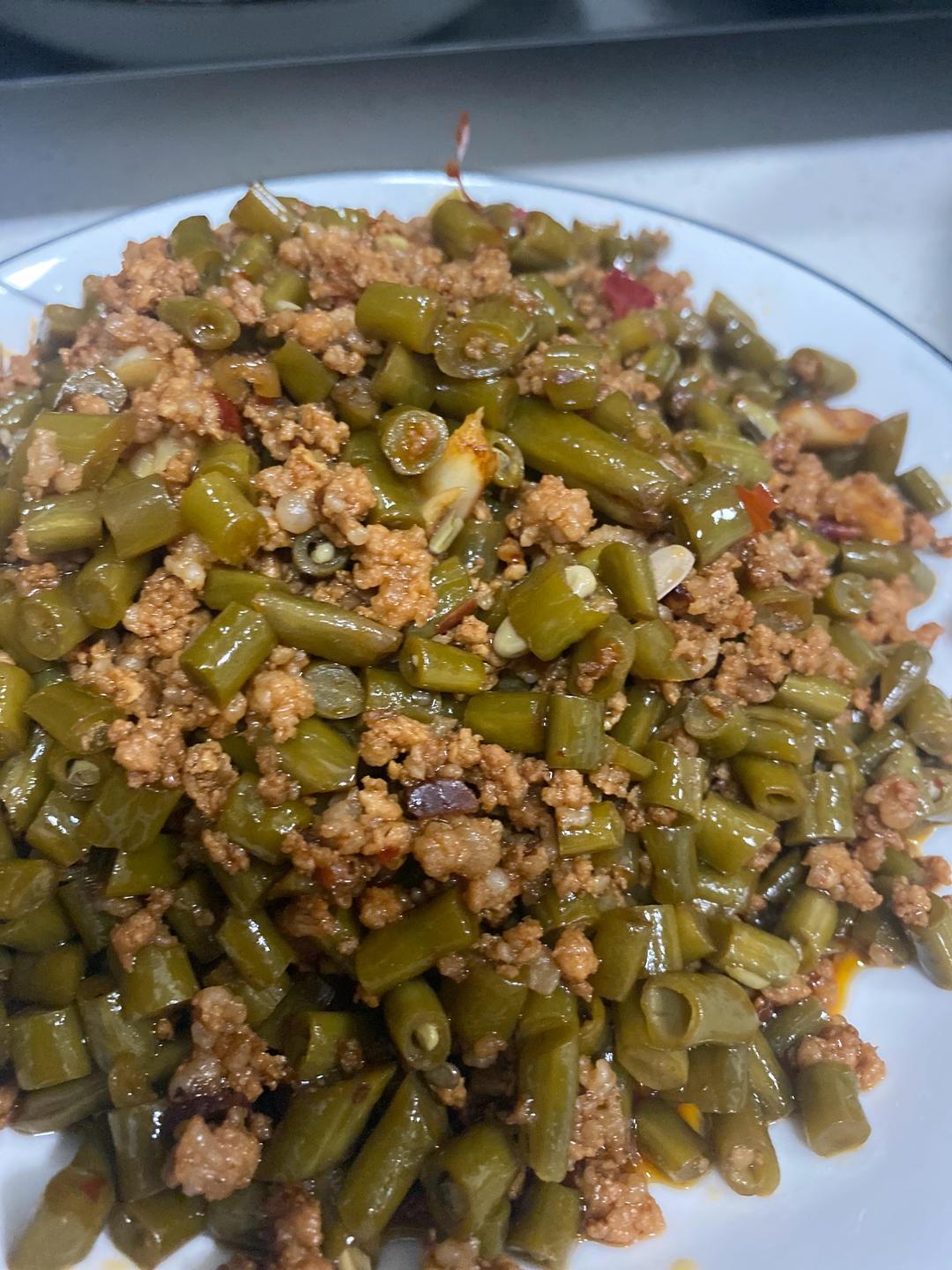 肉末酸豆角