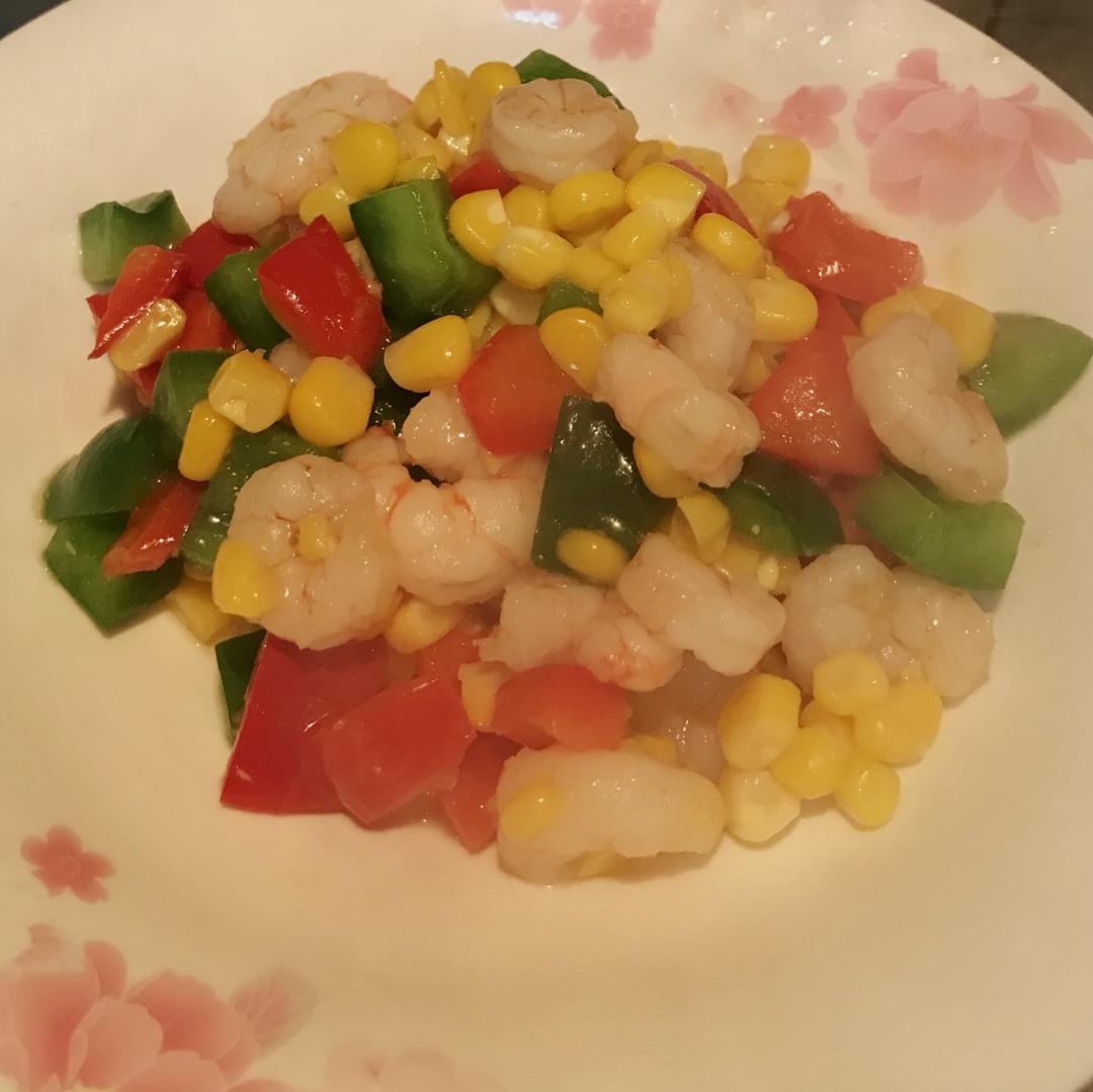 虾仁玉米
