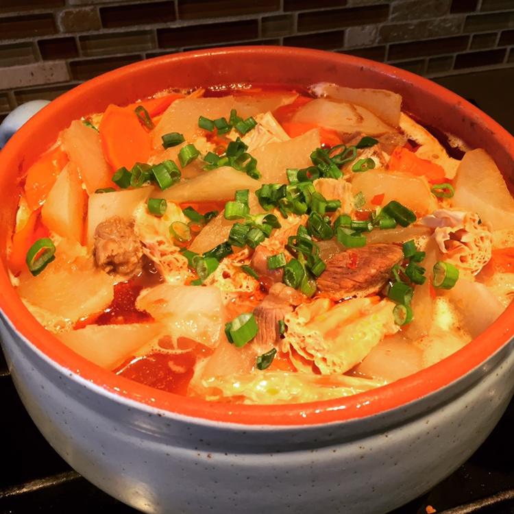 川味红油萝卜炖牛肉